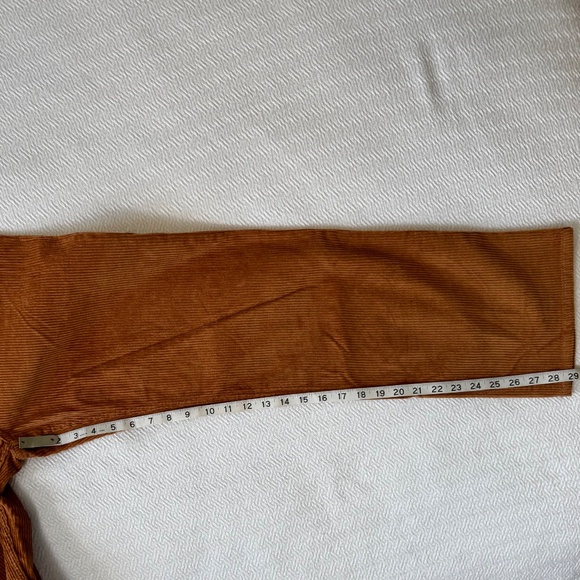 NWT Hollister High-Rise Dad Pants Corduroy Size 26 Length 29" Copper Brown - Picture 12 of 14